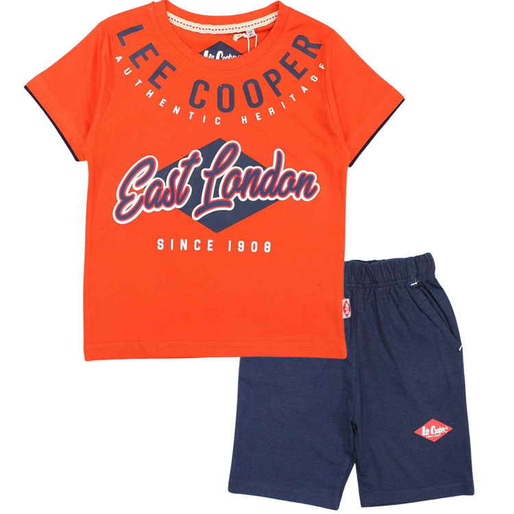 Picture of GLC1136 LEE COOPER BOYS 100% COTTON TWO PIECE SET